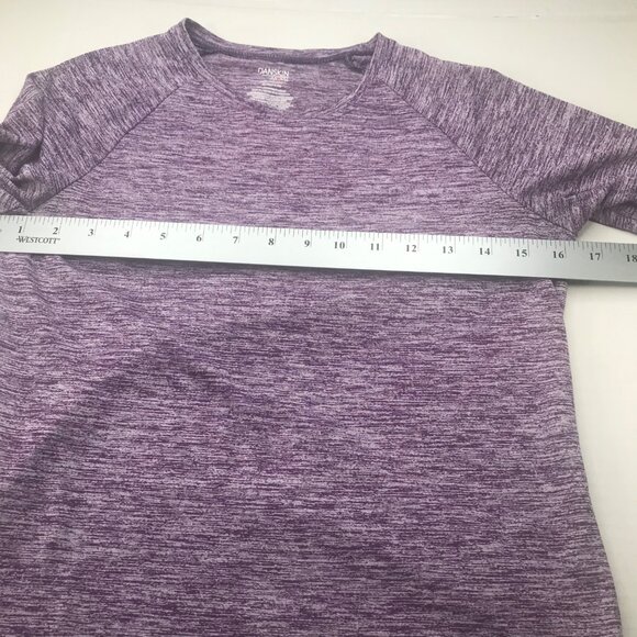 Danskin Now Women's XL 14-16 Purple Long Sleeve Exercise Top Preowned - Picture 7 of 11